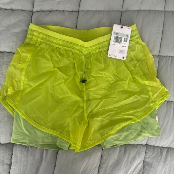 Nike Athletic Yellow and Pink Shorts New With Tags XS - Picture 1 of 5